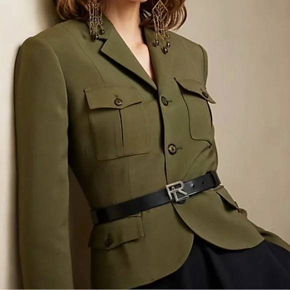 Ralph Lauren purple label Kamille Wool-Silk Jacket collection made in Italy. - Picture 2 of 16